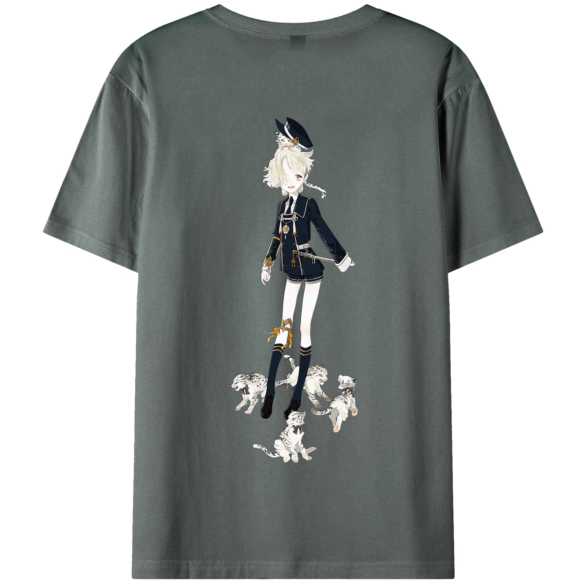 （画像用） 刀剣乱舞 Touken Ranbu 綿100％半袖Tシャツ（背面プリント）